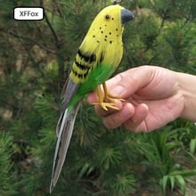 Pequeño lindo modelo de pájaro de la vida real espuma y pluma pájaro amarillo regalo cerca de 20cm xf0116 2024 - compra barato