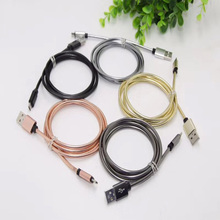 Metal cable 2A fast charging Micro USB cable mobile phone data cable for Samsung millet Android Micro usb charging cable 2024 - buy cheap