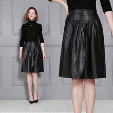 2018 New Fashion Genuine Sheep Leather Skirt K20 2024 - buy cheap