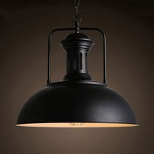 Lámpara de techo Retro Vintage para Loft, candelabro de hierro Industrial, pantalla para hogar, restaurante, Bar 2024 - compra barato