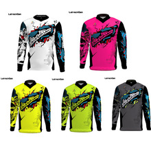 Sptgrvo lairschdan 2019 camisa de motocross 100% poliéster enduro mtb downhill jérsei offroad ciclo dos homens mx bicicleta camisa moto camisa 2024 - compre barato