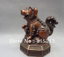 Boneco de animais chineses em bronze, estátua de pixiu, moeda do zodíaco, 000188 2024 - compre barato