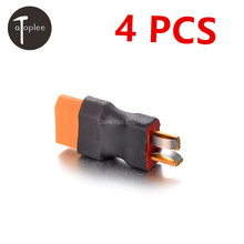 NEW 4 PCS Without Wire Adapter XT60 to T-Plug on ESC Charger Female Connector to T-Plug Deans Style Male Connectors 2024 - buy cheap