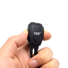 10Pcs XQF D Type Coilded Wire Earhook Earpiece Headset PTT Mic for Kenwood Baofeng Ham Radio UV-5RA UV 5R HYT TYT Walkie Talkie 2024 - buy cheap