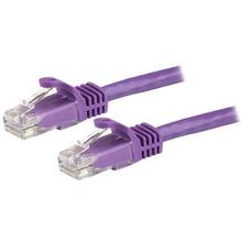 Сетевой кабель 10 м фиолетовый Cat6 UTP Ethernet Gigabit RJ45 без Крючков 2024 - купить недорого