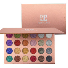 24 Color Sexy Shadow Palette Flash Sequins Eye Shadow Frosted Eye Makeup Waterproof Smoked Glitter Professional Cosmetics 2024 - buy cheap