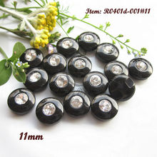 Diy materials 50pcs 11mm 15/32" black rhinestone diy animal eyes buttons for diy craft sewing decorative material 2024 - buy cheap