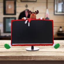 Чехол для ноутбука в стиле рождественского оленя с орнаментом для дома и офиса 2024 - купить недорого