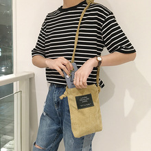 2019 Fashion Corduroy Canvas Mini Crossbody Shoulder Bags Women Cell Phone Purse Ladies  Small Handbags Cute Messenger Bag 2024 - buy cheap