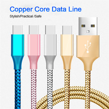 1M/2M/3/M USB Type-C Cable Quick Charge USB C Type C Cable 2.5A Fast Charging Data Cord for Power Bank Mobile Phone Cables 2024 - buy cheap