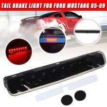 Автомобильный светодиодный третий стоп-светильник задний стоп-сигнал красный дым для Ford/Mustang 2005 2006 2007 2008 2009 2024 - купить недорого