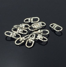 19mm Strong Swivel Connectors Findings Rhodium Plated Metal 8 Letter Buckle Connector Link  Keychain Accessories 150pcs D0107 2024 - buy cheap