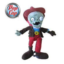 Star Product 12inch Plant Vs Zombies 2 PopCap Cowboy Character Plush Toy Dolls,1pcs/pack 2024 - buy cheap