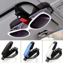 Car Vehicle Sun Visor Sunglasses Eyeglasses Glasses Holder Kit Car Glass Holder Auto Organizer Accessories ABS 2024 - buy cheap