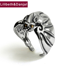 Anillo de compromiso ajustable para hombre y mujer, joyería con diseño de murciélagos de dibujos animados, Plata de Ley 925 100% auténtica, GR5, venta al por mayor 2024 - compra barato