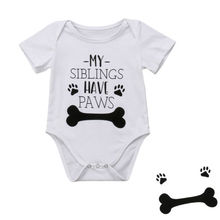 Newborn Infant Baby Boy Girls Funny Bone Romper Jumpsuit Clothes Outfits 2024 - buy cheap