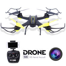 RC Quadcopter Drone with Camera HD 0.3MP 2MP WiFi FPV Camera Drone Remote Control Helicopter UFO Aerial Aircraft S6 2024 - buy cheap