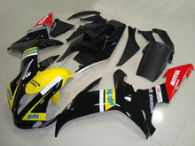 Kit de carenado de motocicleta para YAMAHA YZFR1 02 03 YZF R1 2002 2003 YZFR1000 yzfr1 02 03 ABS carenado negro y amarillo set + 7 regalos YD22 2024 - compra barato