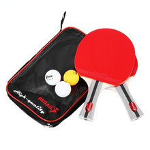 Table Tennis Ping Pong Racket Two Shake-hand Grip Bat Paddle Three Balls Light Tip Heavy Handle Table Tennis Racket 2024 - buy cheap