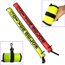 110cm Spearfishing Snorkeling Scuba Diving Surface Marker Buoy SMB Signal Tube Safety Sausage SMB Gear 2024 - buy cheap