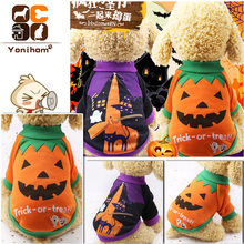 Halloween Dog Clothes Winter Coat Pet Dog Clothing Halloween Pumpkin Witch Dog Outfit Halloween Puppy Chihuahua Clothes Sweater 2024 - buy cheap