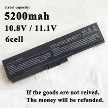 6 cells Laptop Battery PA3634 For Toshiba Satellite Pro 3000 L510 L600 L650 M300 T130 U400 PS300C T115D PA3634U-1BRS PA3634U-1BA 2024 - buy cheap