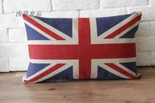 linen England Flag red Pillow cover, the Union Jack cushion cover, home decorative pillow cover 2024 - buy cheap