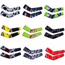 1Pair USA Cycling Arm Warmers Breathable Quick Dry UV Protection Running Arm Sleeves Basketball Elbow  Fitness Armguards Sports 2024 - buy cheap