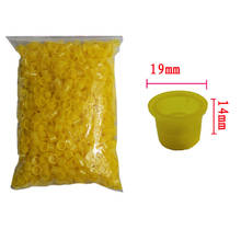 1000Pcs Yellow Ink Cup Large 19MM Tattoo Ink Cups For Tattoo Gun Needle Ink Tips Grips Kits I272 2024 - buy cheap
