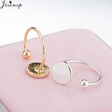 Jisensp conjunto de anillos únicos de Color oro Punk para mujeres anillo de dedo Simple anillos redondos regalo de fiesta anillos mujer 2024 - compra barato