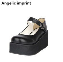 Angelic imprint-zapatos de cosplay de lolita para mujer, calzado con tacones altos, zapatos de plataforma de fiesta, 8cm 2024 - compra barato