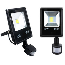 Ultrathin 10W 20W 30W 50W LED Floodlight With PIR Motion Sensor Detector waterproof Spotlight Outdoor IP65 Lamps 2024 - buy cheap