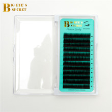 Big Eye's Secret J B C D L Curl synthetic mink artificial Fake False Eye Lash Individual Eyelashes Extension free shipping 2024 - buy cheap