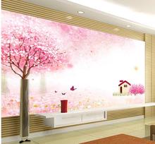 Customized 3d wallpaper 3d tv wallpaper cartoon wallpaper murals Landscape painting TV setting wall room wallpaper decoration 2024 - buy cheap