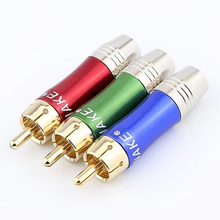 HI-End Gold Plated RCA Phono Plugs Audio/Video Solder connector 2024 - buy cheap