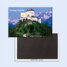 Imanes de nevera de 78x54mm, imanes de nevera rígidos de viaje de Tarasp, de Suiza, 20838 2024 - compra barato