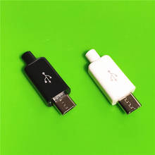 10 шт./лот YT2153 Micro USB 4Pin штекер Черный/Белый Сварочные данные OTG линейный интерфейс DIY кабель для передачи данных Аксессуары 2024 - купить недорого