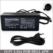 Источник питания 19,5 V 3.34A 65W адаптер переменного тока для ноутбука + шнур для Dell Latitude D600 D620 D630 D800 D810 D820 D830 PA12 PA-12 PA-2E 2024 - купить недорого