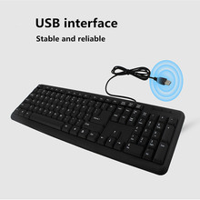 Teclado mecánico ultradelgado para ordenador, teclado ergonómico con cable USB, 104 teclas, para Gaming y oficina 2024 - compra barato