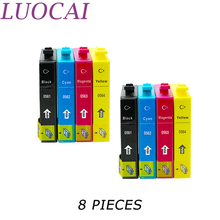 8X LuoCai Ink Cartridge Compatible For Epson T0561 T0562 T0563 T0564 t0561 t0562 t0563 Stylus Photo RX430 R250 RX530 Printers 2024 - buy cheap