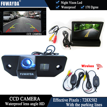 FUWAYDA-cámara de visión trasera para coche, dispositivo con Chip CCD inalámbrico, Monitor LCD plegable de 4,3 pulgadas, para FORD FOCUS SEDAN (3 coches), Ford c-max 2024 - compra barato