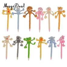 12Pcs Plush Animal Pens Plush Pens New Toys Stuffed Plushie Puzzled Animal for Children Gift Home Office Desk Table Decor 17cm 2024 - buy cheap