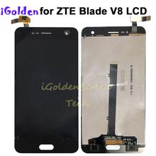 Para ZTE Lâmina V8 BV0800 5.2 "Display LCD + Substituição Da Tela de Toque Digitador Assembléia Para ZTE Lâmina V8 V exibição 8 Reparo Do Telefone 2024 - compre barato