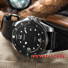 43mm Parnis black dial Sapphire Glass miyato 8215 Automatic mens wrist Watch 427 2024 - buy cheap