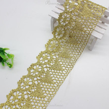 2Yards/lot Gold Hand Embroidery Lace TRimming DIY Accessories Crown Headdress Lace Ribbon Gold 6.5cm SX318 2024 - buy cheap