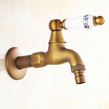 Outdoor Washing Machine Faucet Wall Mounted Bathroom Sink Basin Tap Single Handle Tap Bibcocks 2024 - buy cheap
