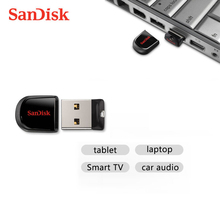 SanDisk Cruzer Fit USB Flash Drive 32GB CZ33 16GB 8GB mini Pen Drives 64GB USB 2.0 PenDrive Support official verification 2024 - buy cheap