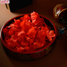Pétalas de rosas artificiais 5x5cm, decoração de festa de casamento, chá de noiva, confete, lançamento 5z-sh012-100, 100 2024 - compre barato