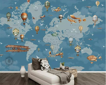 Beibehang wallpaperCustom foto papel de parede papel de parede rolo 3d mapa dos desenhos animados decoração de casa papel de parede do fundo da parede para quarto de crianças 2024 - compre barato