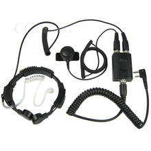 XQF Heavy Duty Air Tube Throat Mic Headset Earpiece for Kenwodd Baofeng CB Radio UV-5RE Plus UV-5X TK240 TK2107 Walkie Talkie 2024 - buy cheap